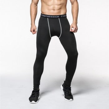 Compression leggings running pants men bodybuilding jogging leggings sports male gym fitness training legging quick dry trousers sport9s